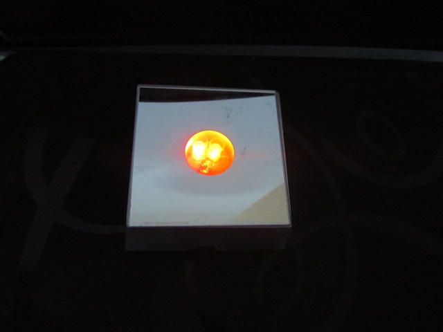 10Pcs 3LEDS Light Flashing Crystal Figurine Display Stand Base H - Click Image to Close